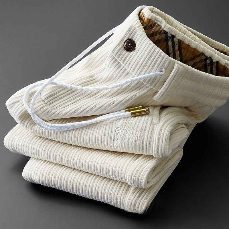 Flannel jogging pants