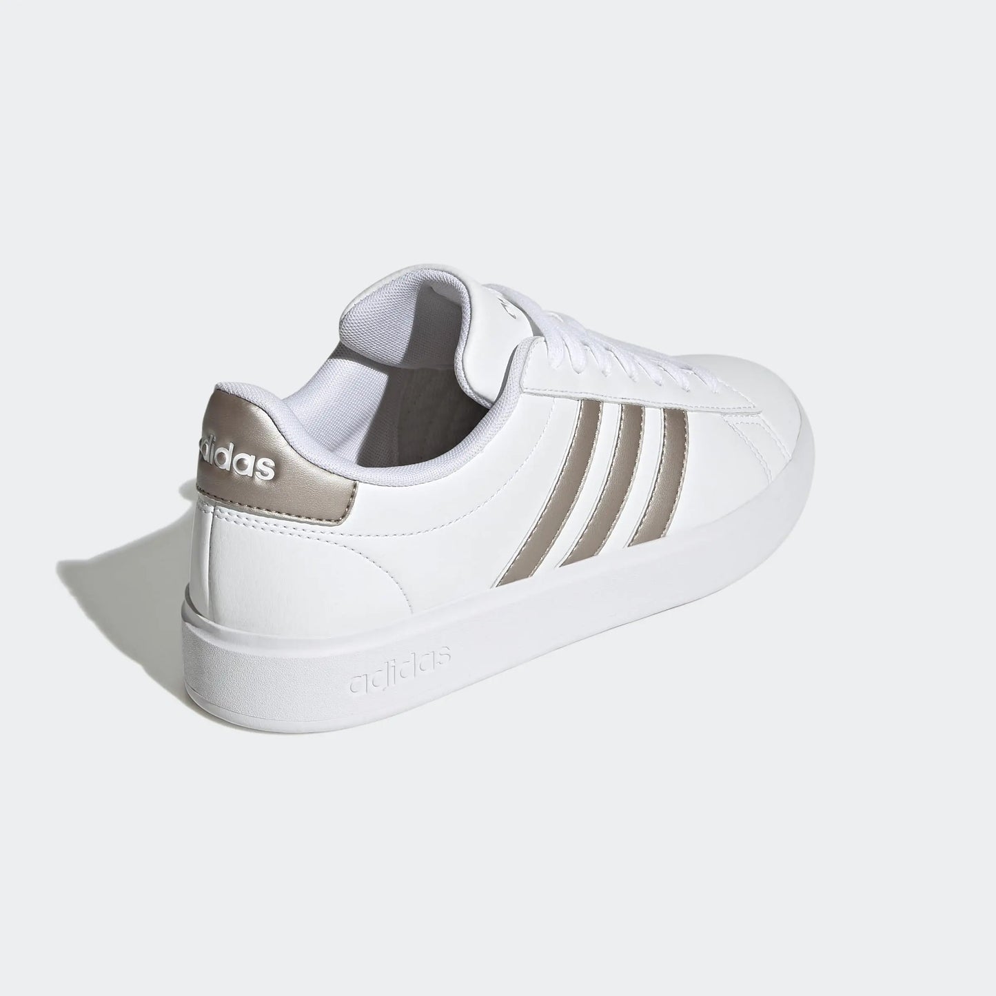 adidas Women's Sneakers 7.5 White/Platin Metallic/Platin Metallic - # GIAA73710001