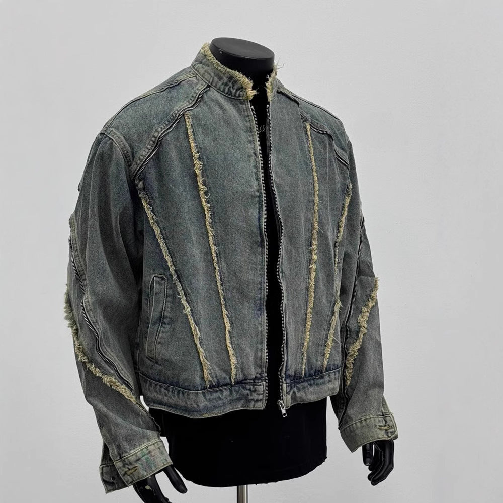 Vintage denim jacket for men