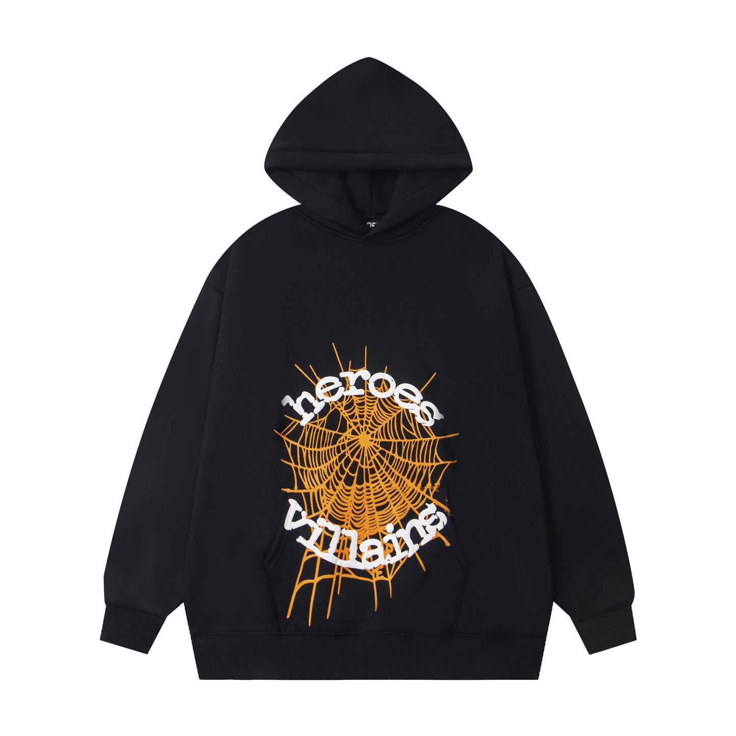 Loose fleece pullover with hood