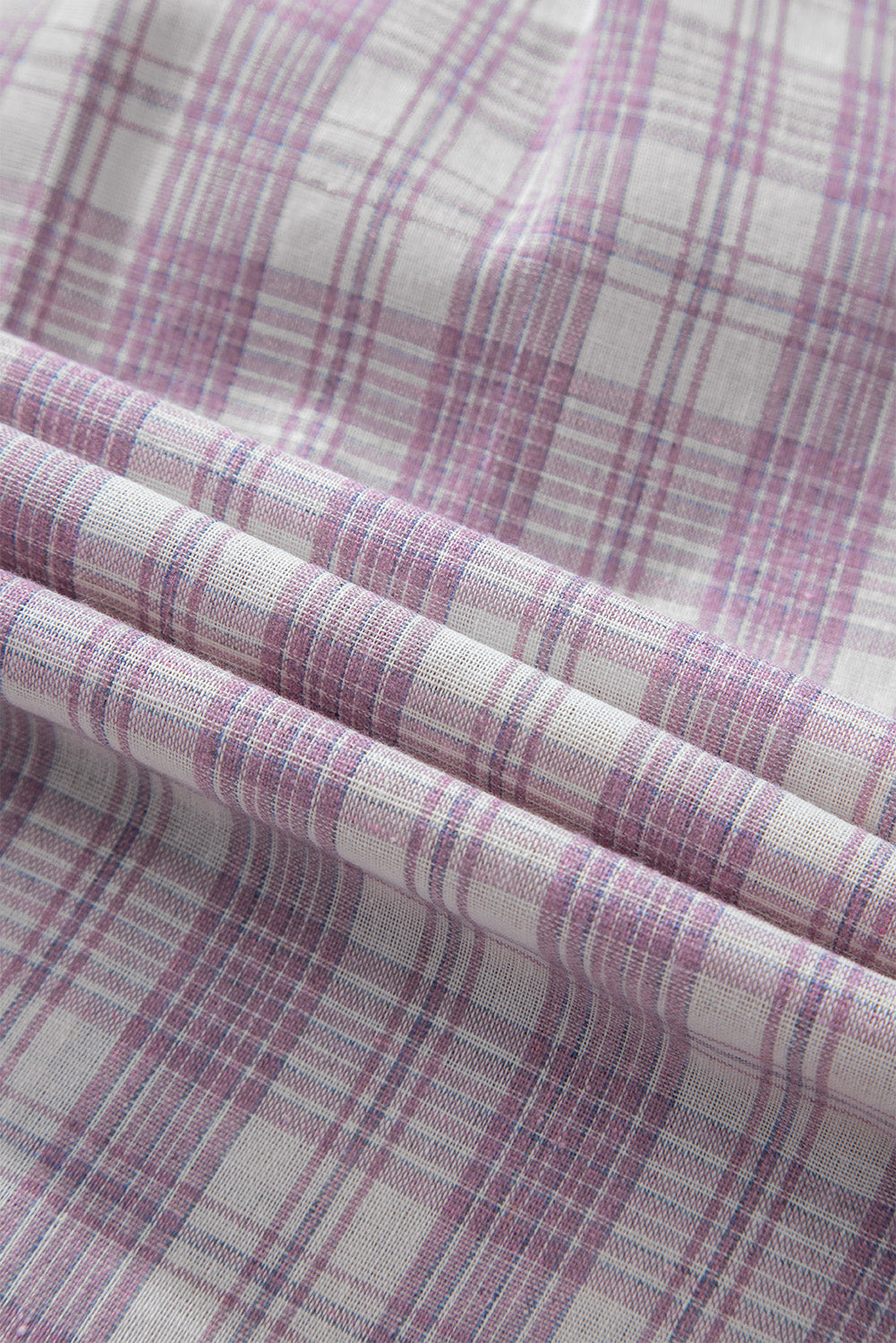 Checker Button-Up Chest Pocket Hooded Shacket