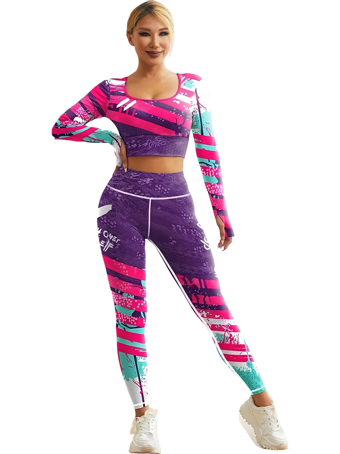 Long Sleeve Yoga Suit