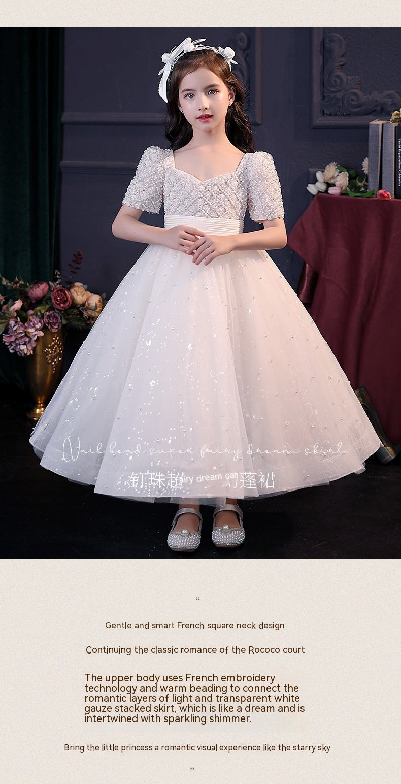 Flower Girl Wedding Dress for Kids Costume - # GIAA221410003
