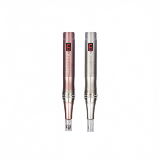 Electric microneedle beauty instrument
