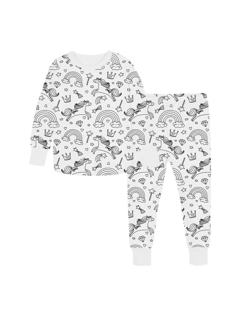DIY Children's Drawable Pajama Set