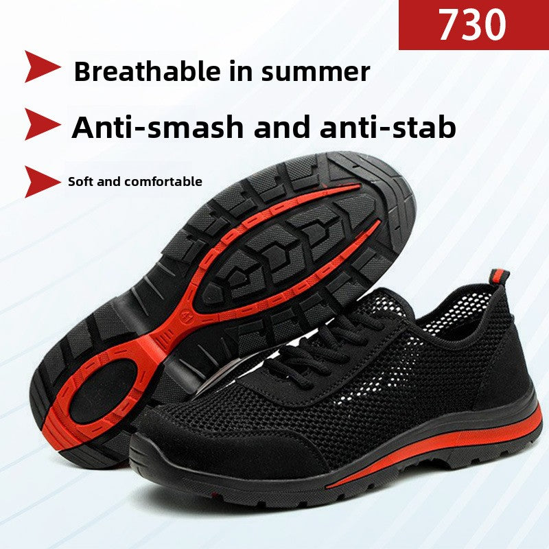 Anti-slip and wear-resistant safety shoes