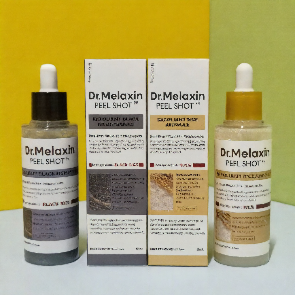 Dr.Melaxin Black Rice White Rice Exfoliating Ampoule Essence