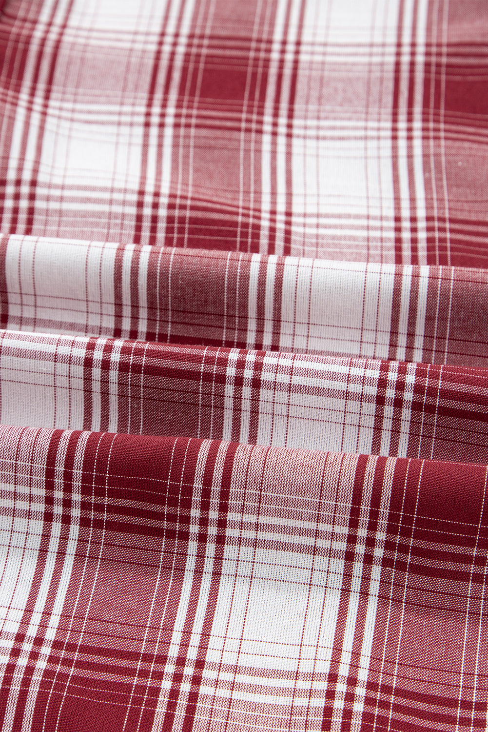 Plaid Shirt and Shorts Lounge Set