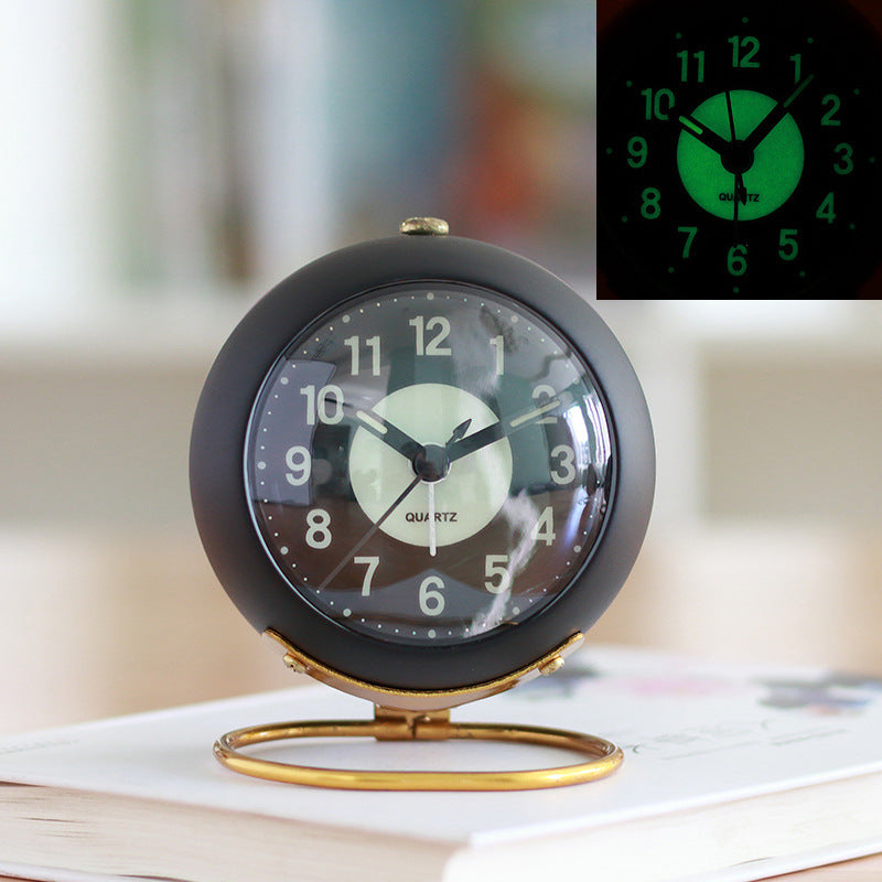 Metal luminous timepiece watch