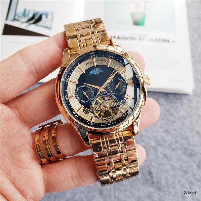 Mechanical automatic steel band watch