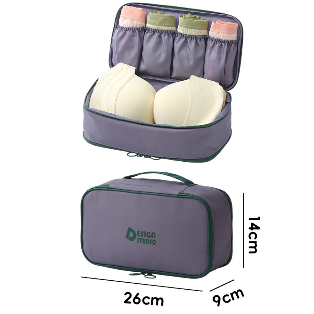 Dopamine large-capacity underwear storage bag, travel storage bag, multi-functional three-in-one socks storage bag