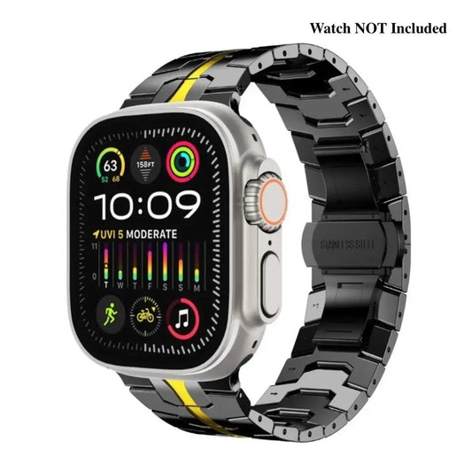Stainless Steel Metal Watchband For Apple Watch-Ironman Version