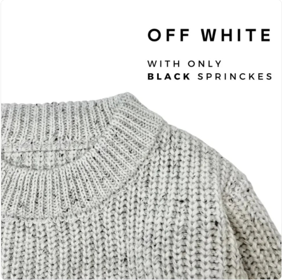 Kids' Cotton Long Sleeve Pullover Sweater - # BOAA111010004