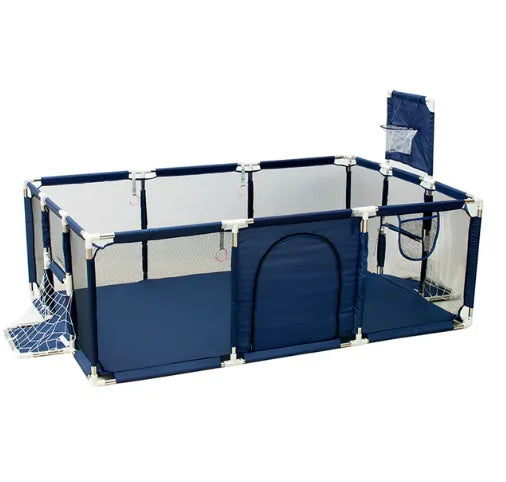 IMBABY Baby Playpen – Safety Barrier with Balls Pool, Basketball & Football for Kids - # BOT&G511510001