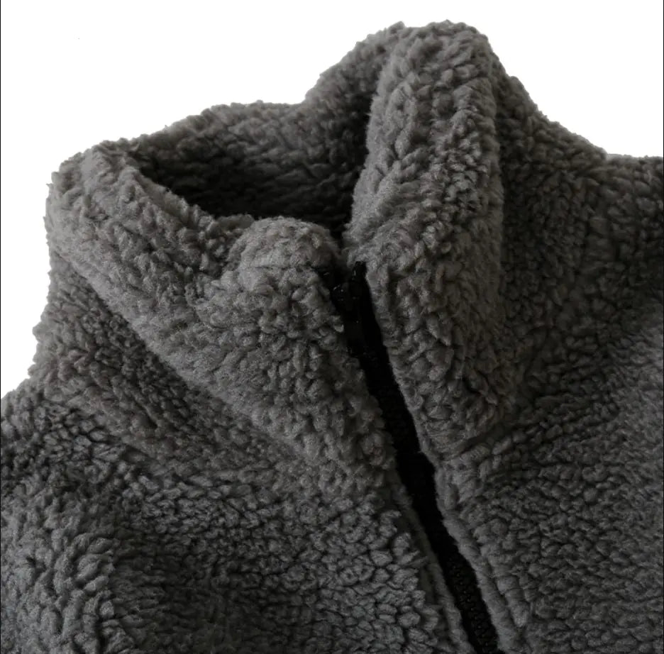 Hip Hop Winter Fleece Fluffy Jacket - # BOAA13210002