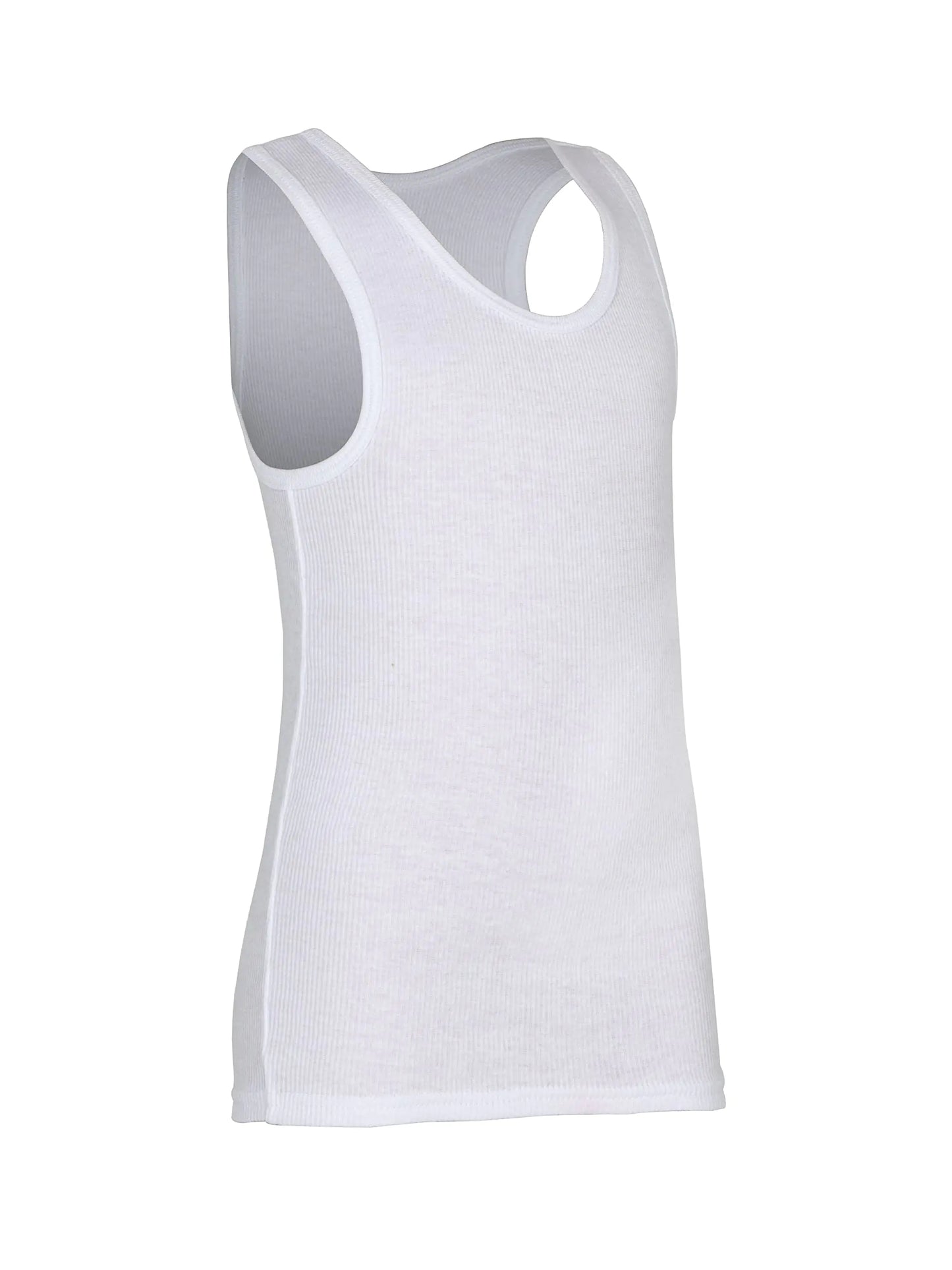 Fruit of the Loom Boys' Cotton White T Shirt 4-5T Tank - Toddler - 6 Pack - White - # BOAA11510012