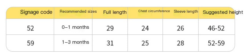 Ultra-Thin Cotton Tops for Newborns (0-1 Years) - # BAAA1111010010