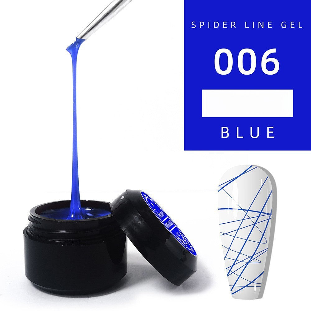 1060 Nail Art Elastic Brushed Glue Nail Polish Glue Phototherapy Nail Spider Glue Metal Painted Glue Wire Pulling Glue Silk Glue Press on Nails