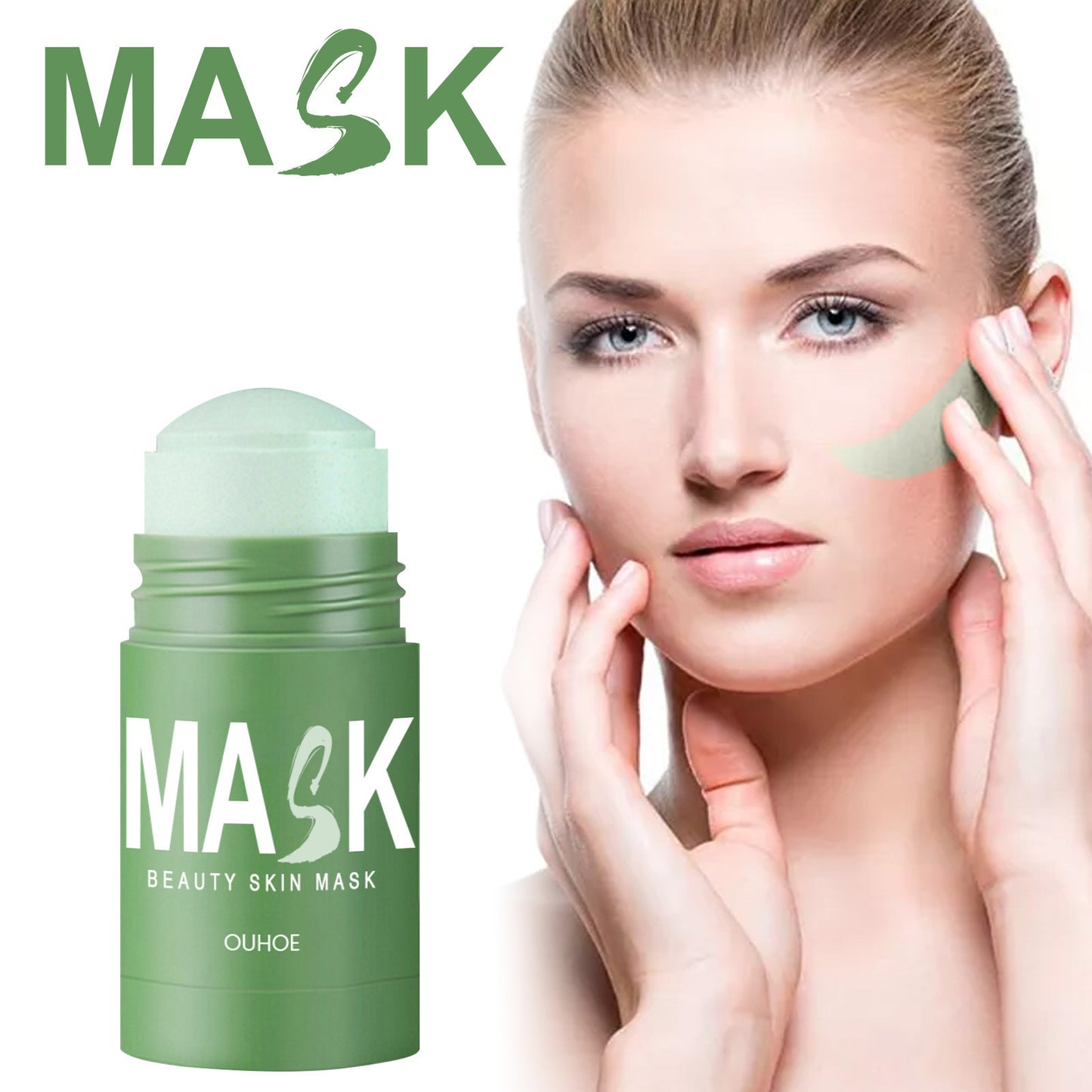 OUHOE Green Tea Facial Mask Stick