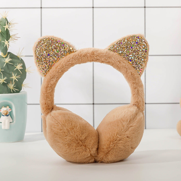 Creative Cat Ear Plush Earmuffs for Kids