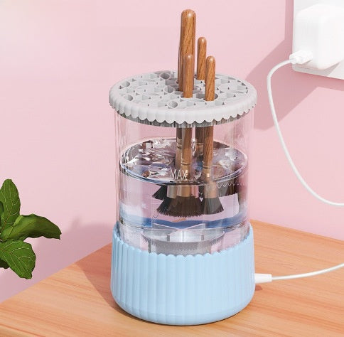 Electric brush cleaner