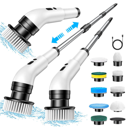 Handheld Electric Cleaning Brush with Multiple Attachments