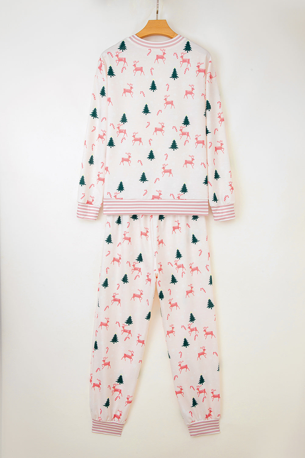 Christmas Tree Bow Top and Pants Lounge Set