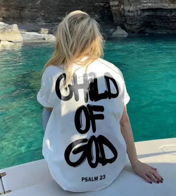 Child Of God Print T-shirt - # BOAA13510039