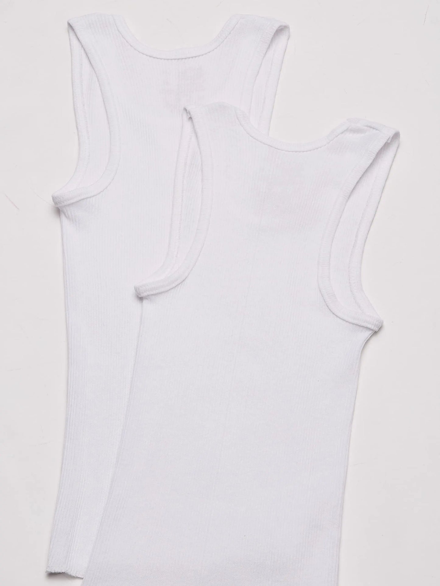 Fruit of the Loom Boys' Cotton White T Shirt 4-5T Tank - Toddler - 6 Pack - White - # BOAA11510012