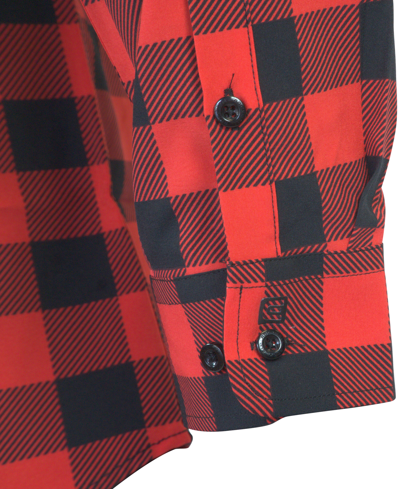 The Titan - Black/Red Plaid Long Sleeve