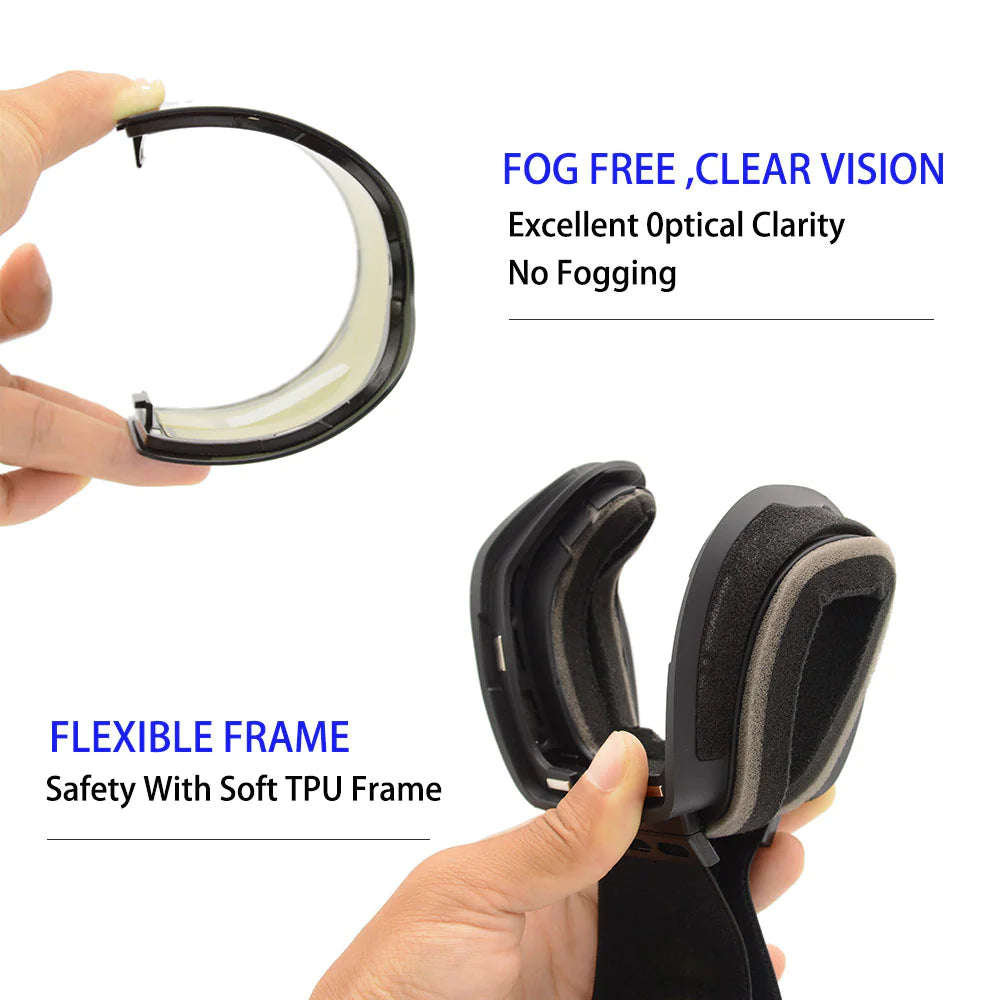 Anti-Fog Ski Goggles with Magnetic Lens - # BOAA33410002