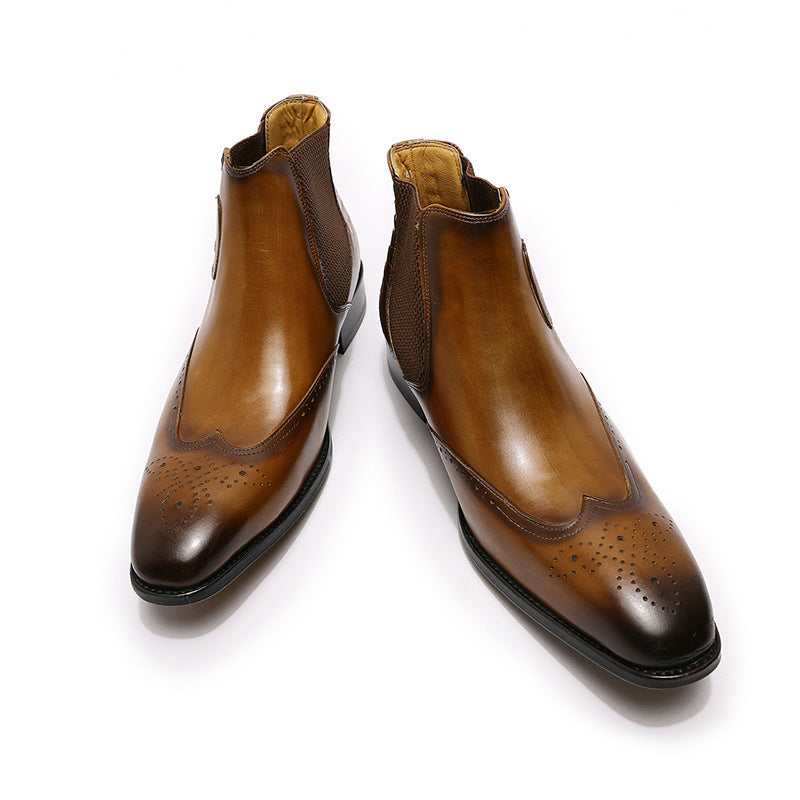 Mens Leather Boots