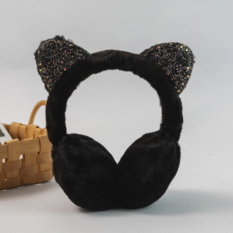 Creative Cat Ear Plush Earmuffs for Kids