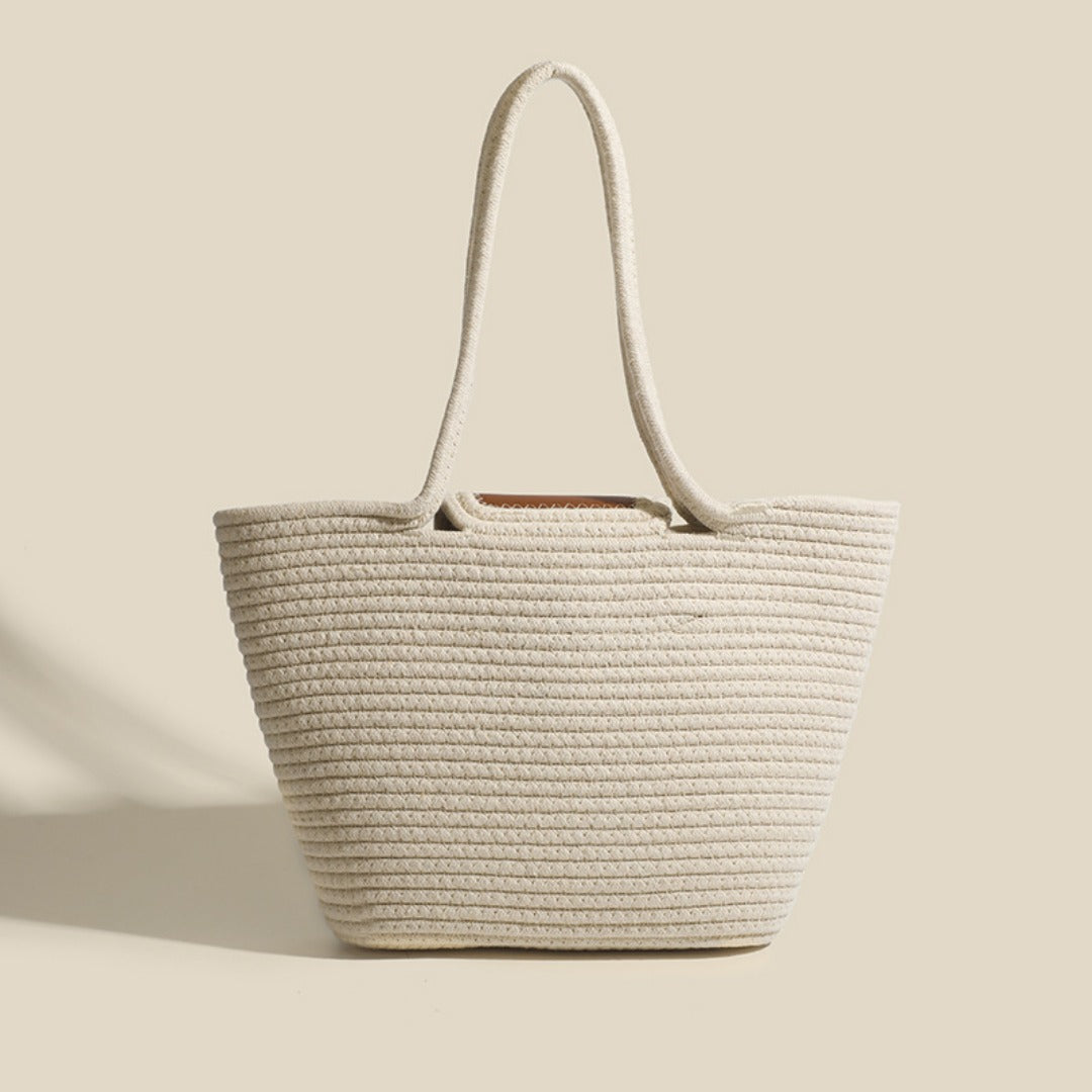 Large capacity hobo tote bag, beach bag weaving, bag women's woven handbag, casual vegetable basket bag underarm bag