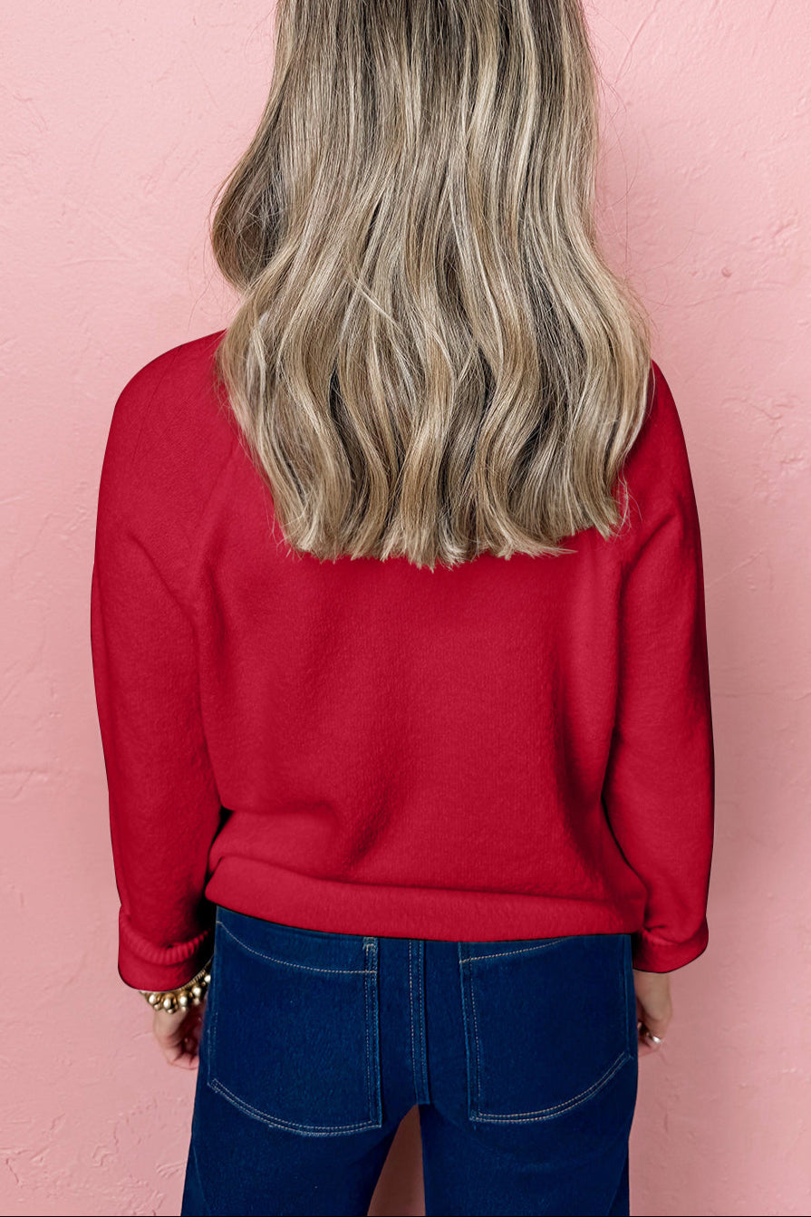 MERRY Christmas Raglan Sleeve Sweater