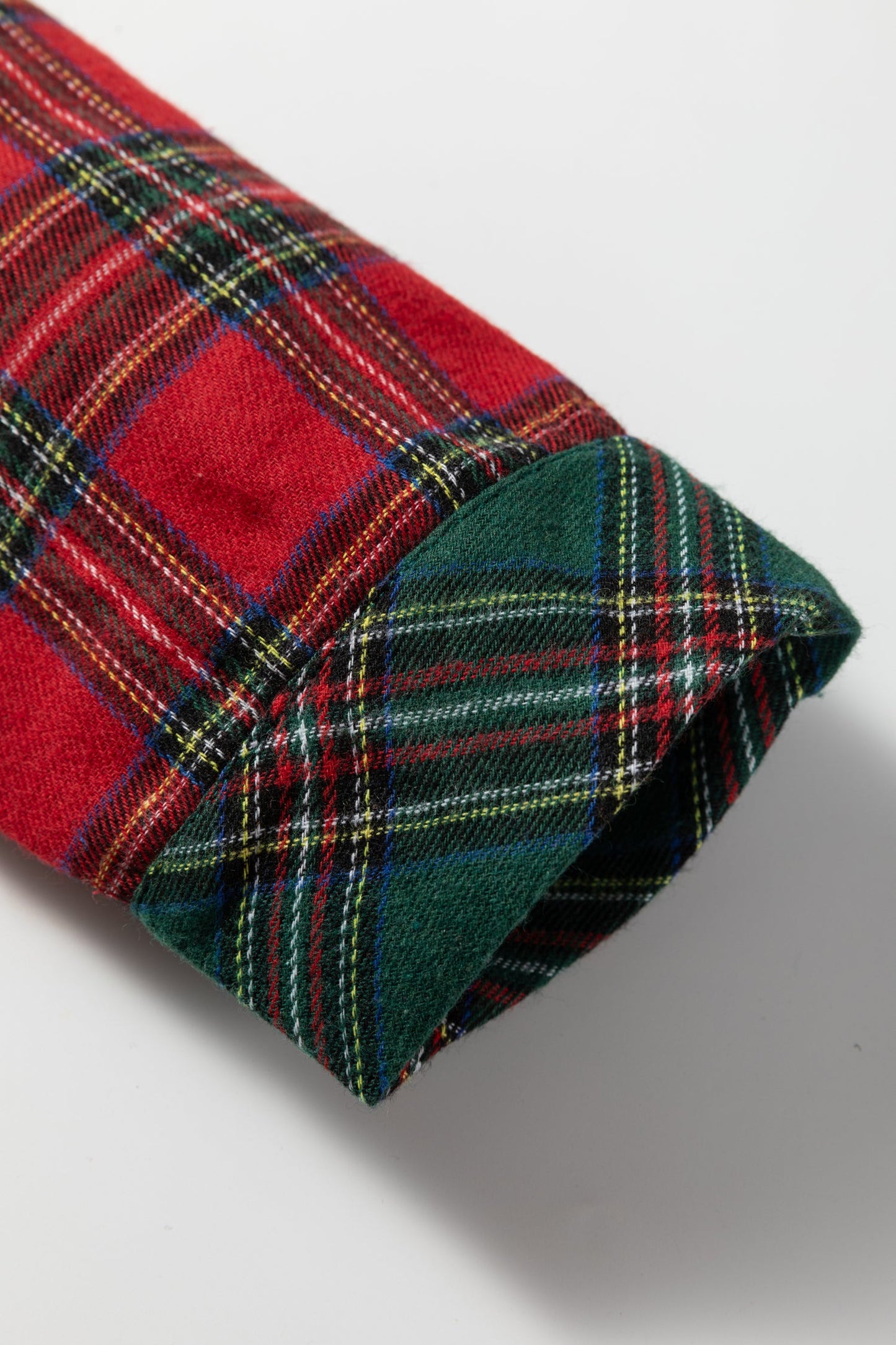 Christmas Plaid Patchwork Pajama Set