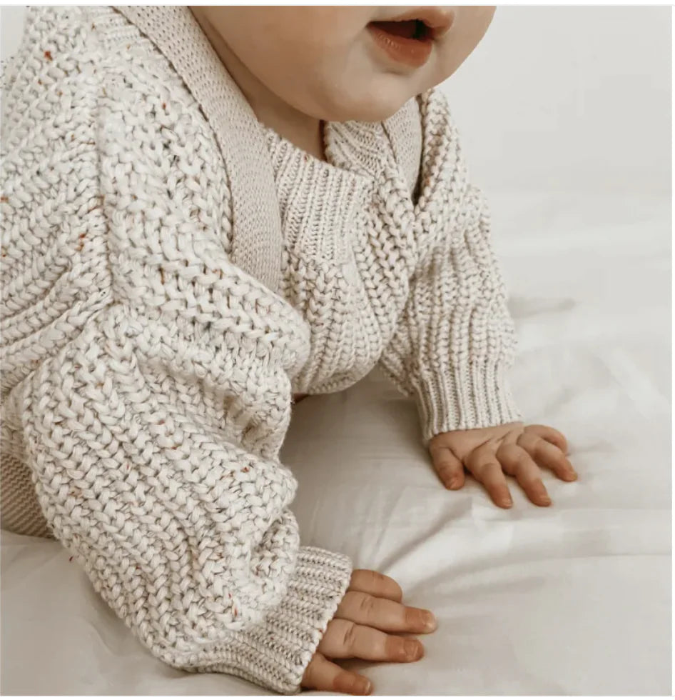 Kids' Cotton Long Sleeve Pullover Sweater - # BOAA111010004