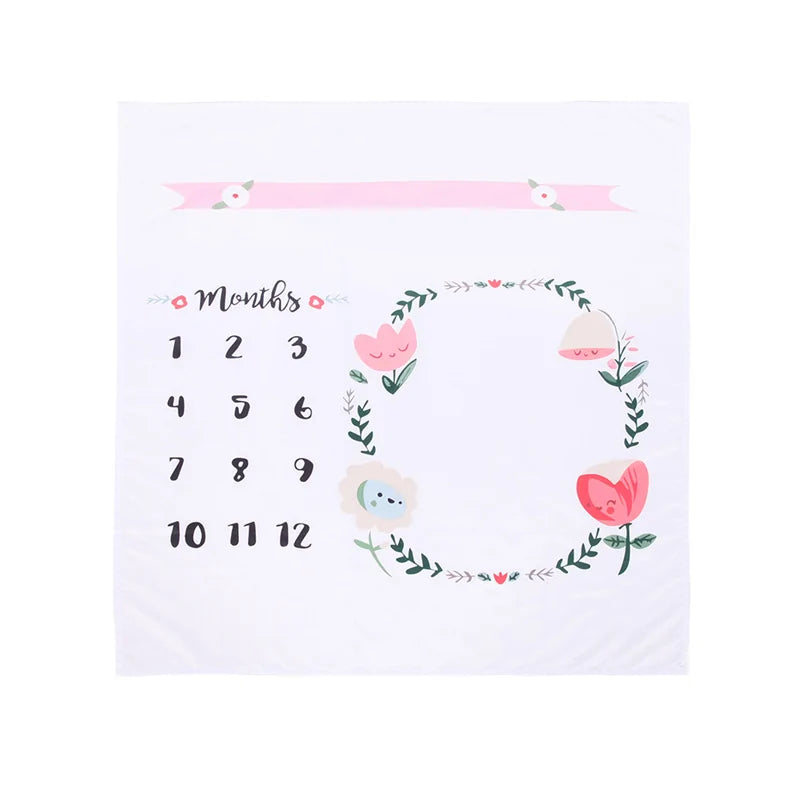 Newborn Baby Milestone Photography Blanket - # BAGE41110002