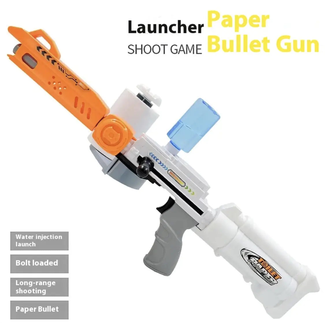 Paper Bullet Toy Toilet Paper Launcher For Children - # BOT&G521810009