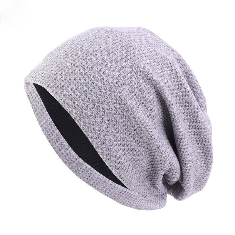 Women's Waffle Knitted Pullover Cap