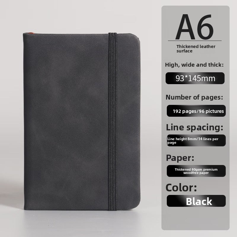 Strap business notebook