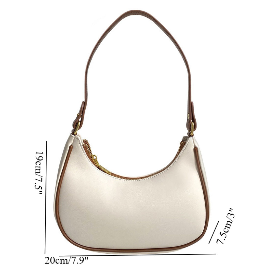 Elegant Small Shoulder Purse – Stylish Underarm Bag & Half Moon Bag for Women, Perfect Autumn Hobo Shoulder Handbag