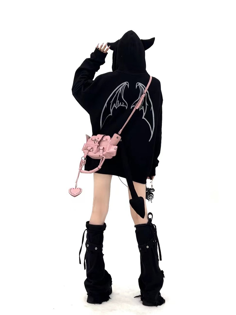 American Spice Girl Loose Fit Printed Sweater - # GIAA23510006