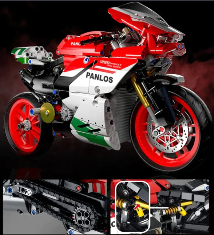 Children's Motorcycle Building Block Ornaments - # BOT&G52710008