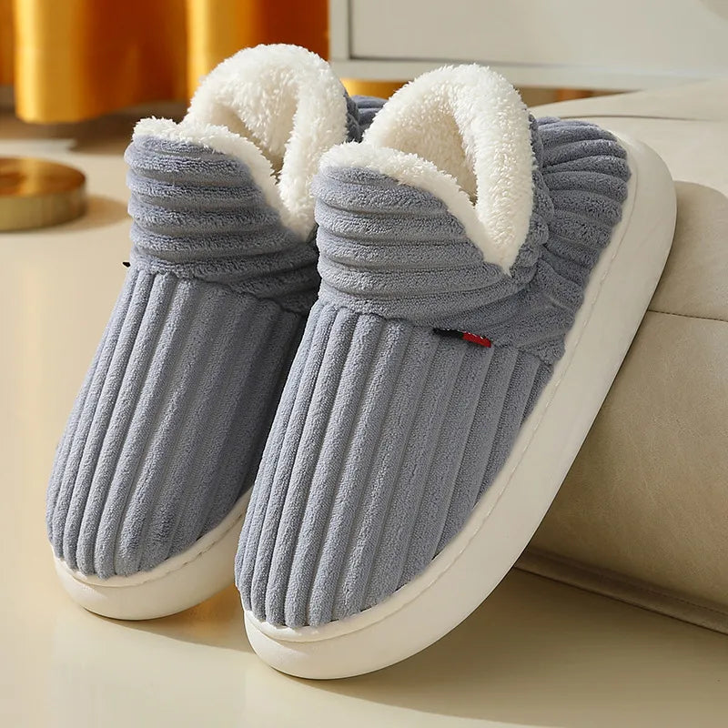 Warm Fur Slippers For Men and Women - # GIAA73610005