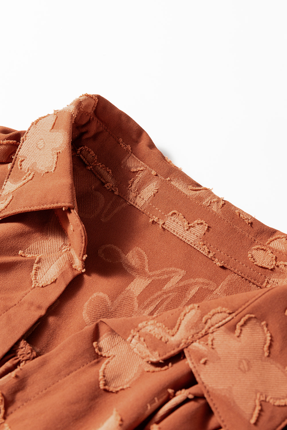 Plus Size Floral Ruffle Hem 3/4 Sleeve Maxi Dress