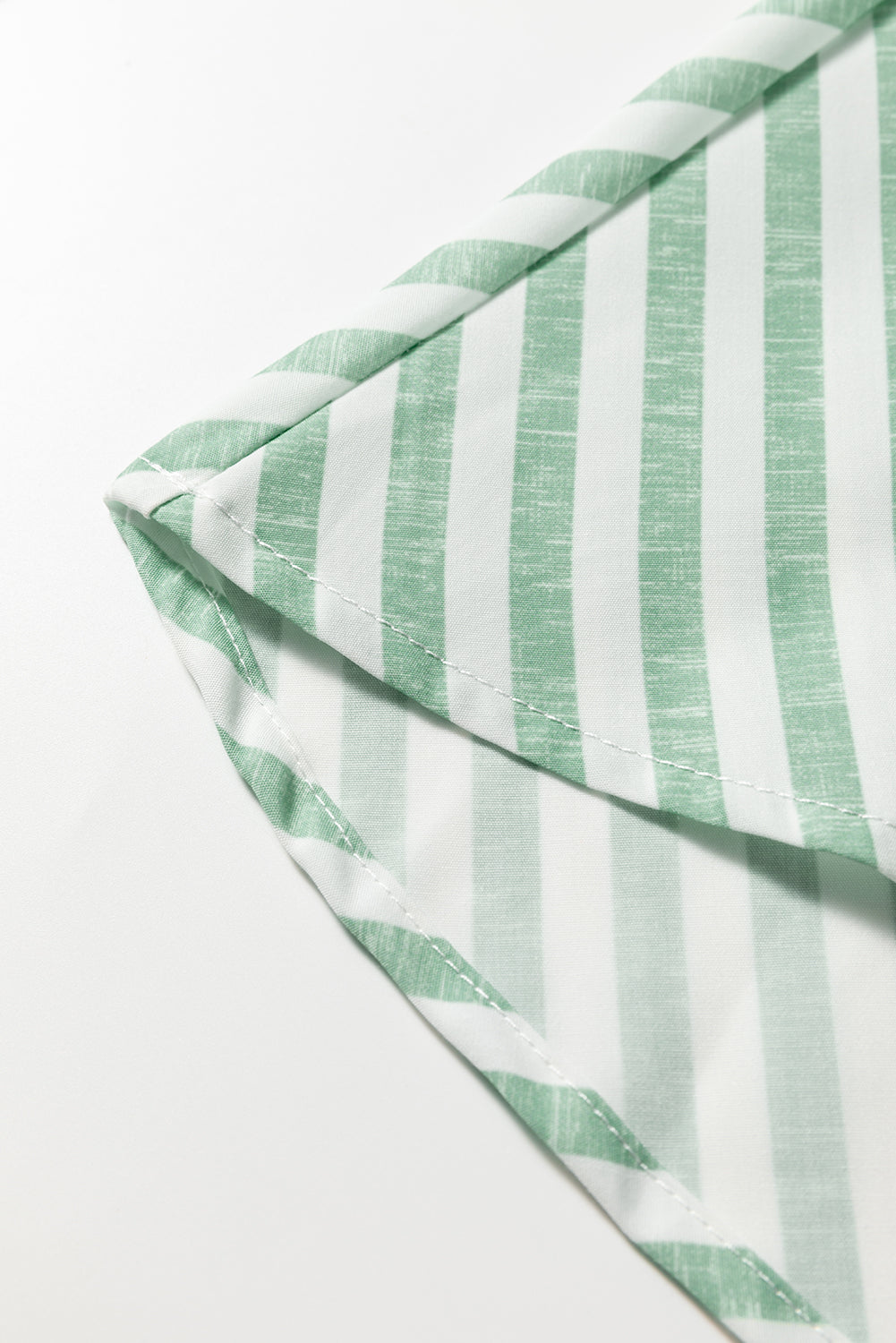 Stripe Half-Zip Long Sleeve Top