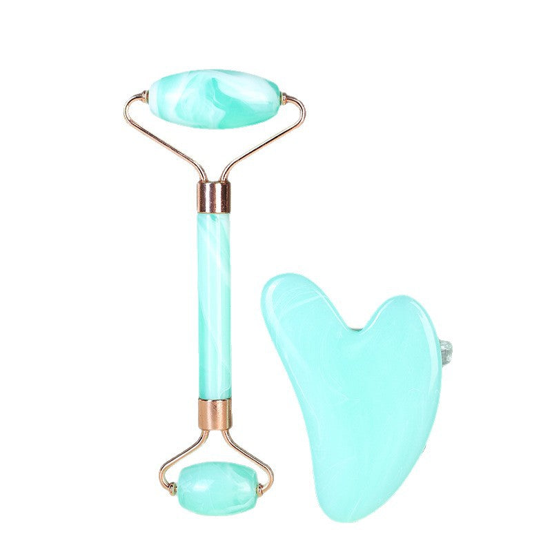 Double-head roller facial massager