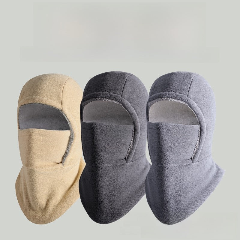 Thick-fabric pullover hat