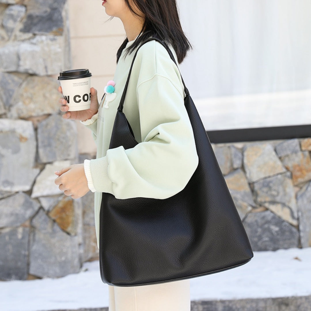 Casual retro hobo bag, fashion handbag, pu large capacity shoulder women's bag